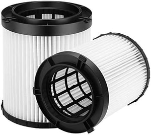 2 Pack Replacement Hepa Filters Compatible with Dewalt DC500 (DC5001H) Cordless Corded Wet/Dry Vacuums