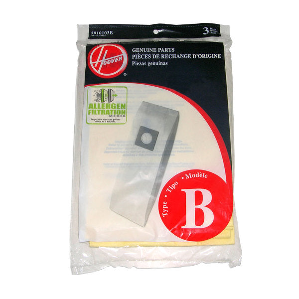 Hoover Type B Upright Vacuum Bags (6 Pack) 4010103B