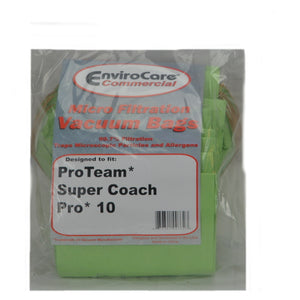 10 Replacement Proteam Super Coach Pro 10 Micro Filter Bags