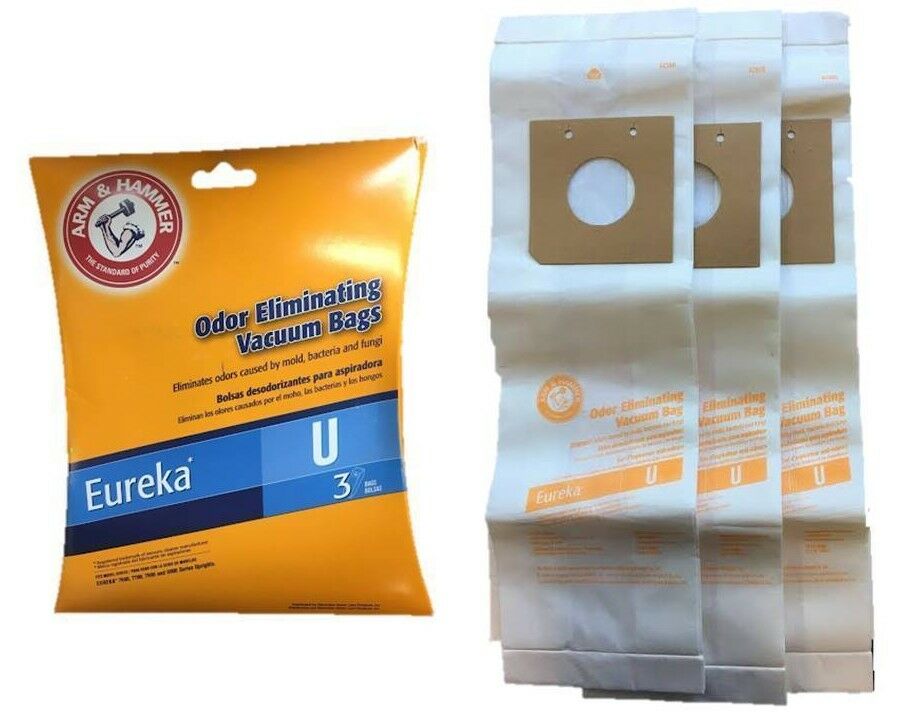 6 Eureka U Vacuum Bags 54310C Bravo Powerline Premium (6 Pack)